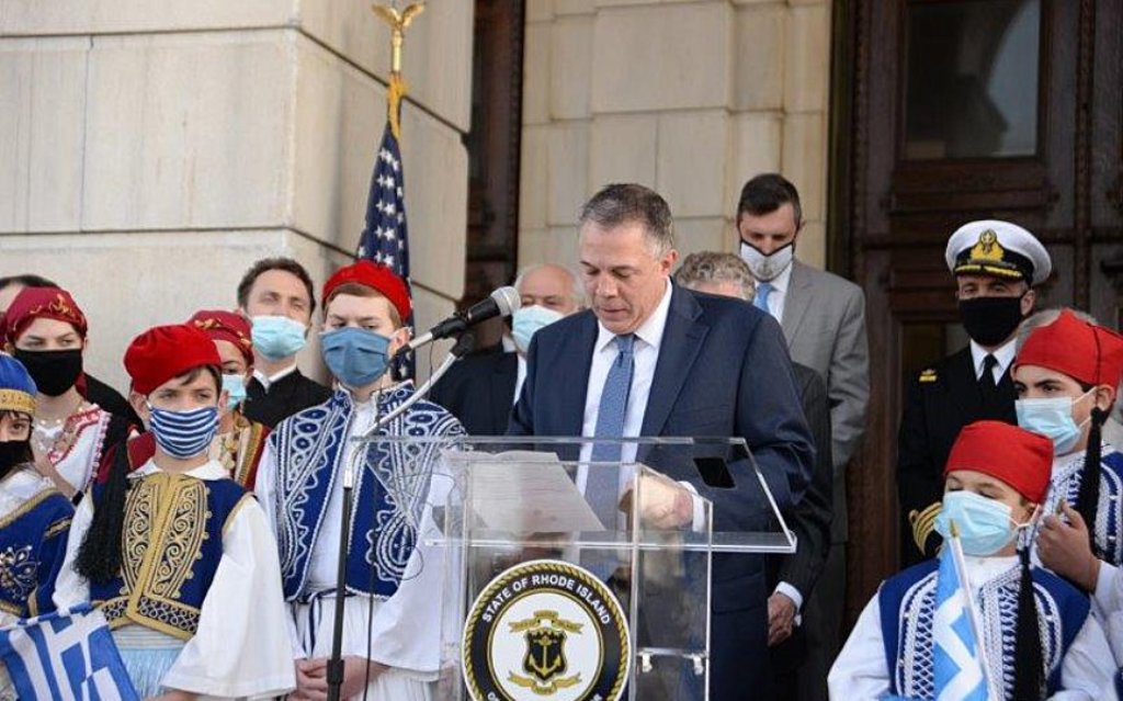 Raptakis Takes Helm of Presidency of World Hellenic Inter-Parliamentary Association