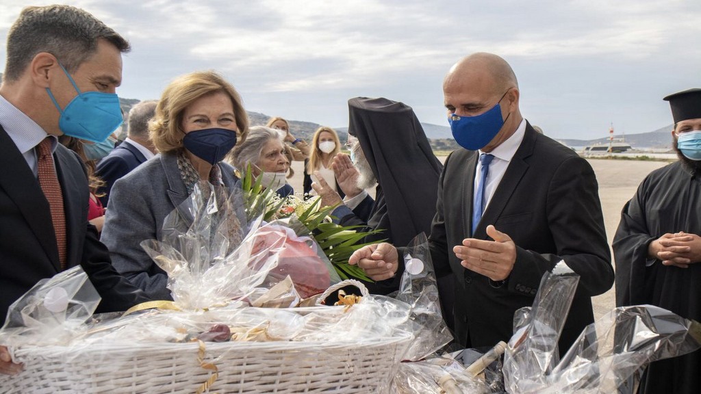 Σε Λέρο και Λειψούς η Βασίλισσα της Ισπανίας, Σοφία (φωτογραφίες)