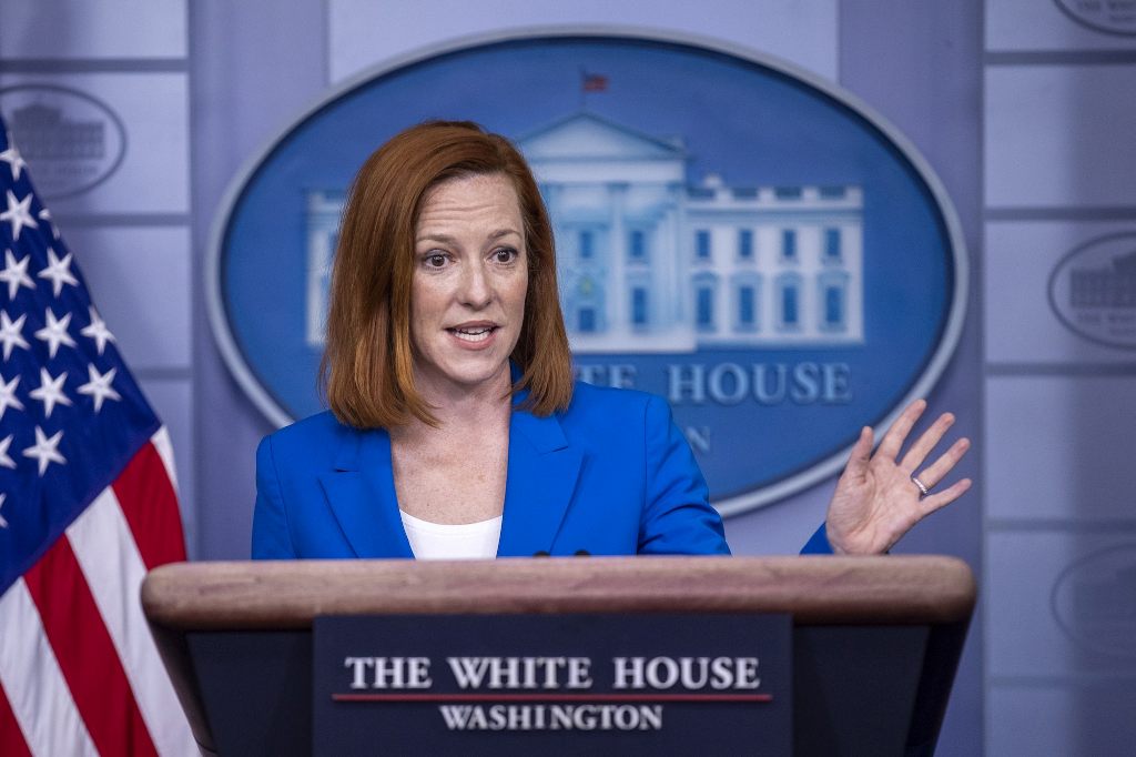 Psaki excoriates criticism of Biden administration work on vaccine misinfor (video)
