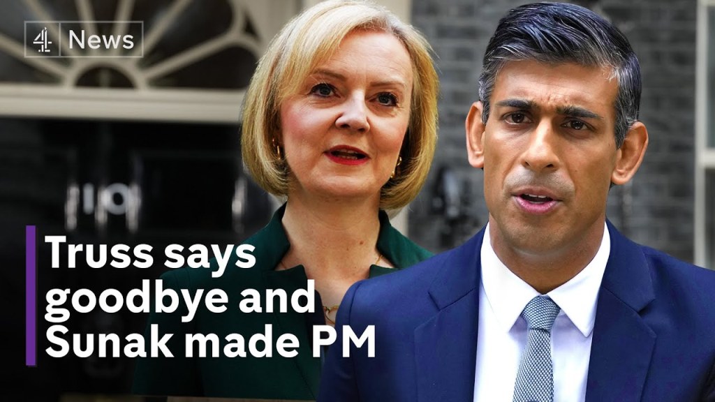Rishi Sunak officially made Prime Minister as Liz Truss resigns (video report)