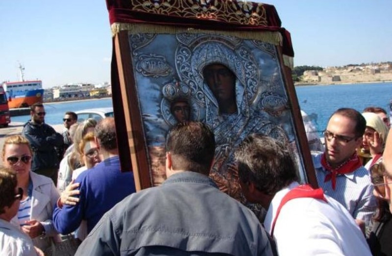 Η Ρόδος υποδέχεται την Παναγία Σπηλιανή από τη Νίσυρο