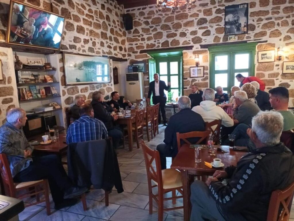 Τη Λέρο τους Λειψούς και την Πάτμο επισκέφθηκε ο υποψήφιος βουλευτής του ΠΑΣΟΚ Φώτης Χατζηδιάκος