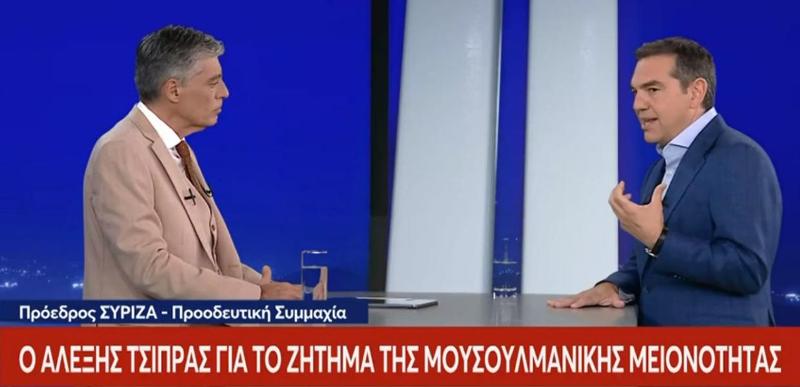 Τσίπρας στο Mega / Δεν θα χορέψω το ταγκό της ανευθυνότητας με τον Μητσοτάκη (video)