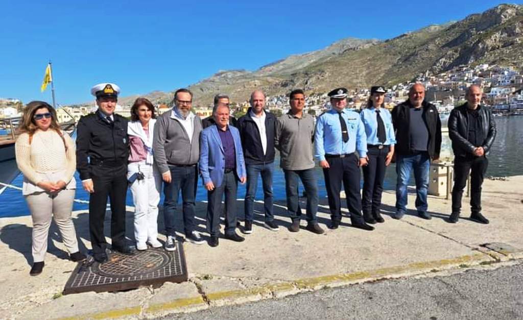 Κάλυμνος: Επίσκεψη Γ. Γ. Δημόσιας Τάξης κ Ναυτιλίας για τις εγκαταστάσεις Σένγκεν και την Πύλη εισόδου σε ετήσια βάση (φωτος κ βίντεο)
