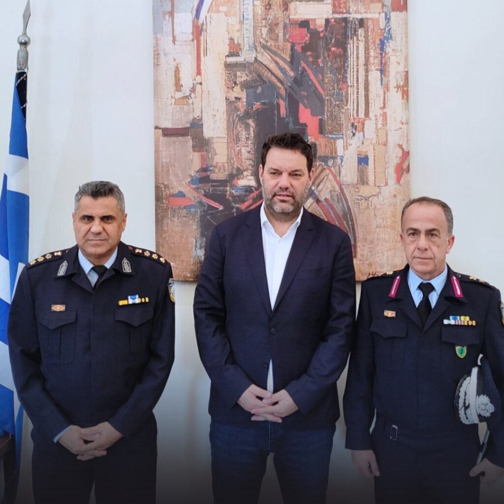 Τους δύο νέους επικεφαλής, Αστυνομίας και Πυροσβεστικής, δέχθηκε ο Δήμαρχος Ρόδου Αλέξανδρος Κολιάδης
