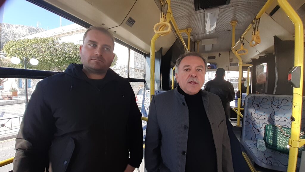Δηλώσεις Μαστροκούκου, Χαλίκου κ το πρώτο Test Drive στο λεωφορείο που δώρισε η Ο.ΣΥ. ΑΕ (videos)