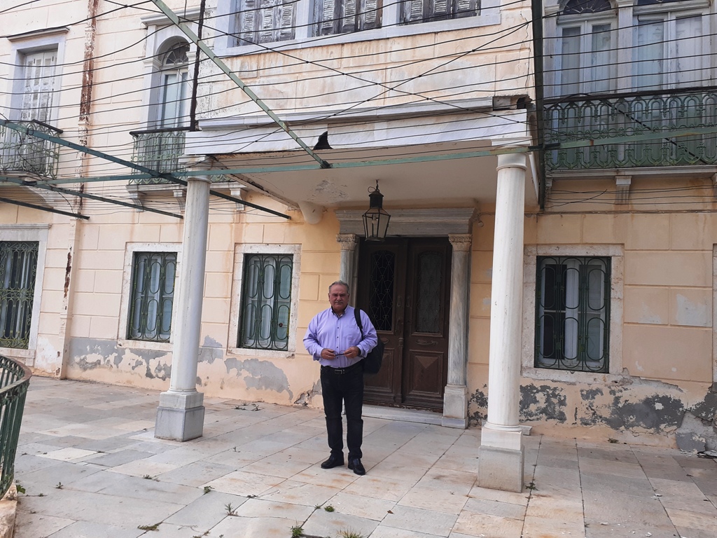 Στο «Αρχοντικό Βουβάλη» με τον Έπαρχο Μαν. Μουσελλή για την αποκατάσταση της εμβληματικής οικίας του ευεργέτη της Καλύμνου Νικ. Βουβάλη (φωτος κ βίντεο)