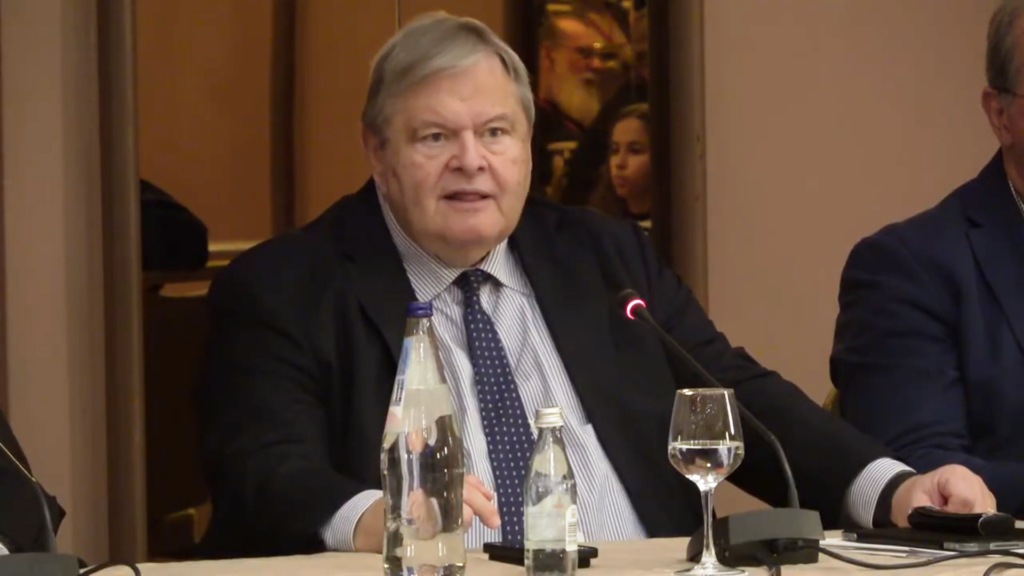 Ο Ευάγγελος Βενιζέλος από την Ρόδο για το 6ο Διεθνές Συνέδριο του Οικουμενικού Πατριαρχείου για την Ποιμαντική Διακονία στον Χώρο της Υγείας (video)