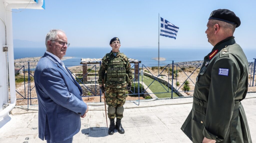 Τασούλας από το Επιτηρητικό Φυλάκιο Αγαθονησίου: Να υπερασπιστούμε την κυριαρχία μας έναντι οποιασδήποτε απειλής ή πρόκλησης (video)